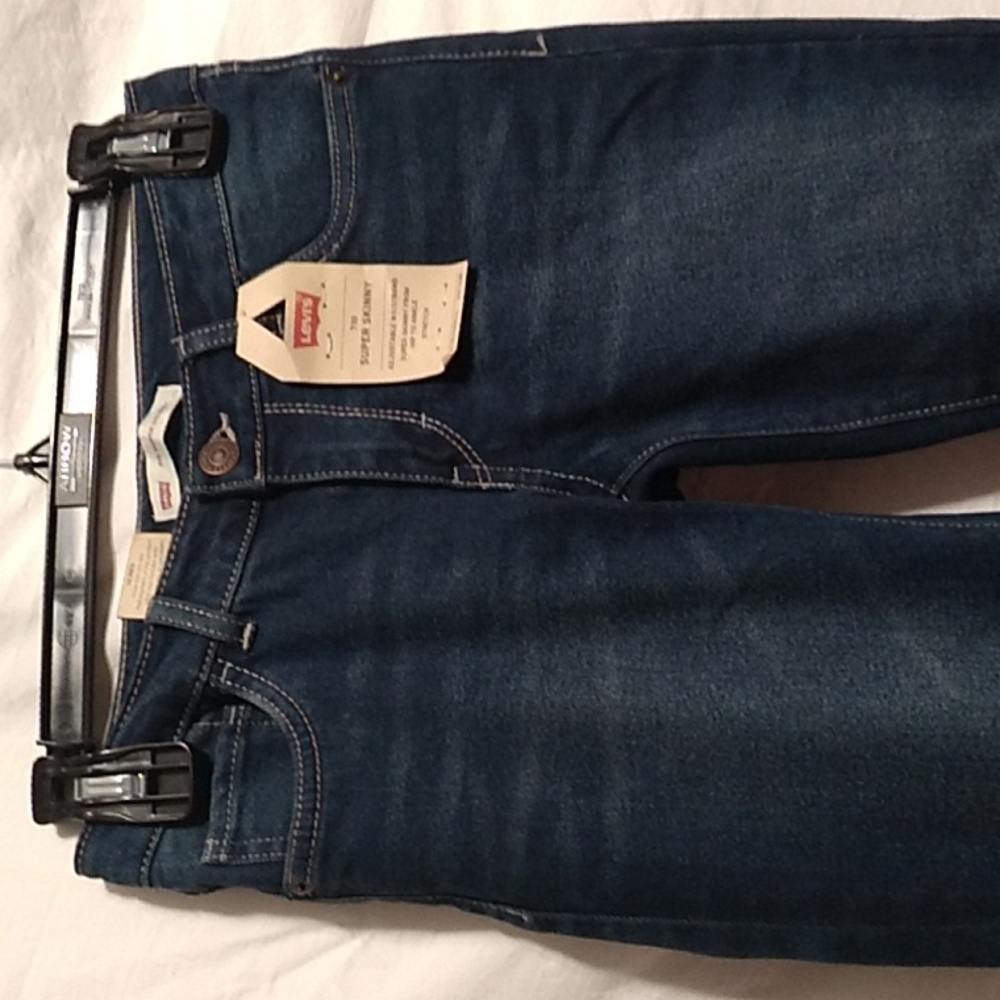 (X-58) SALE! NWT Levi's 710 Super Skinny Stretch Girls Jeans Sz.14Reg - Picture 2 of 16